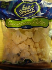 I have to admit I bought the Cauliflower in the bag